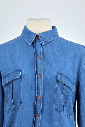 Chemise Maje  Bleu
