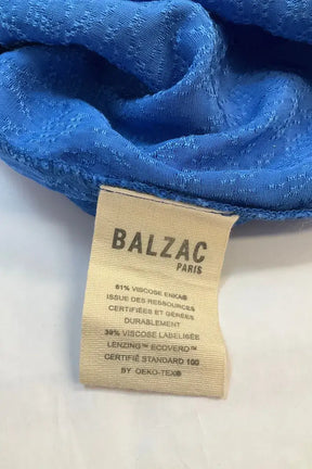 Robe Balzac Bleu en Viscose