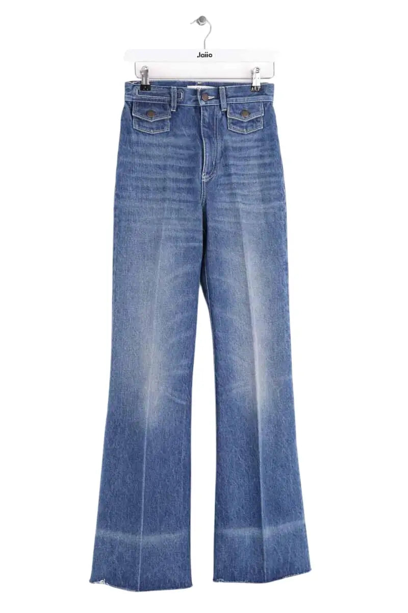 Jean bootcut Chloé Bleu en Coton, taille S - Seconde Main