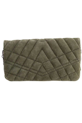 Sac à bandoulière Zadig & Voltaire Kaki en Daim