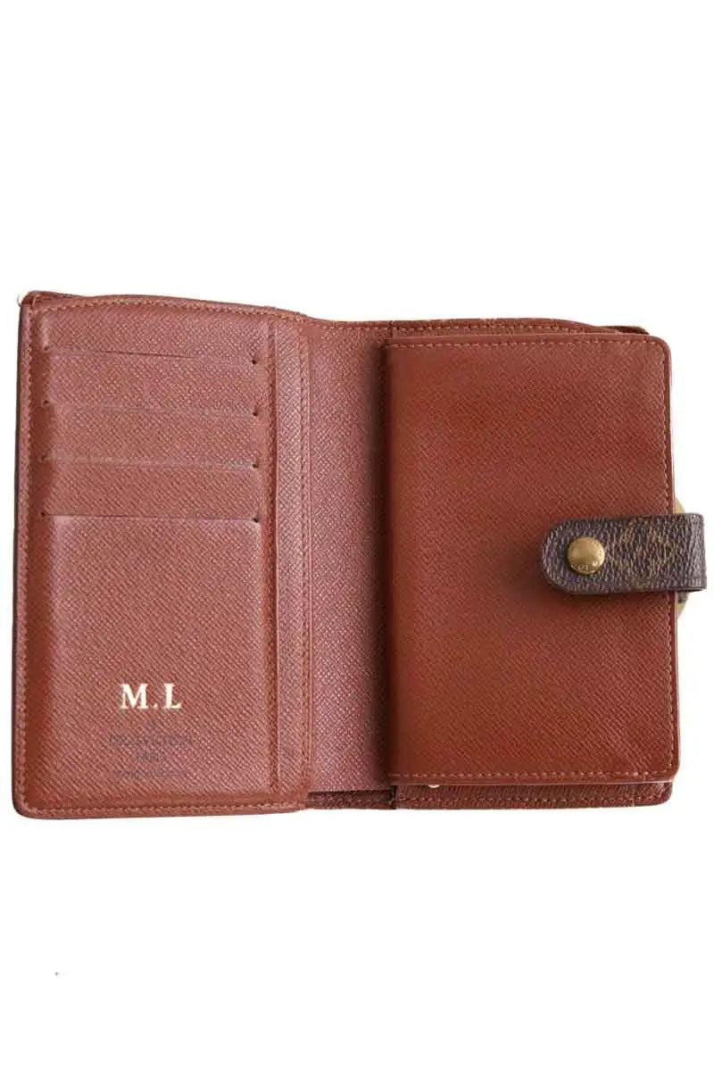 Portefeuille Louis Vuitton Marron en Cuir