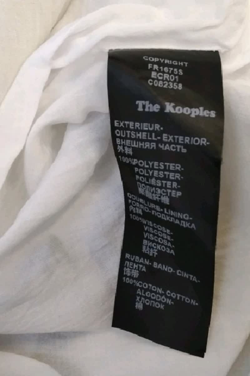 Robe The Kooples  Blanc