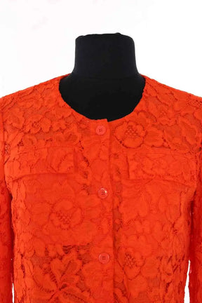 Cardigan Sandro Orange en Synthétique