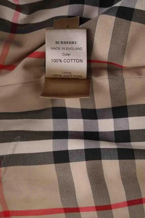 Trench-coat Burberry Camel en Synthétique