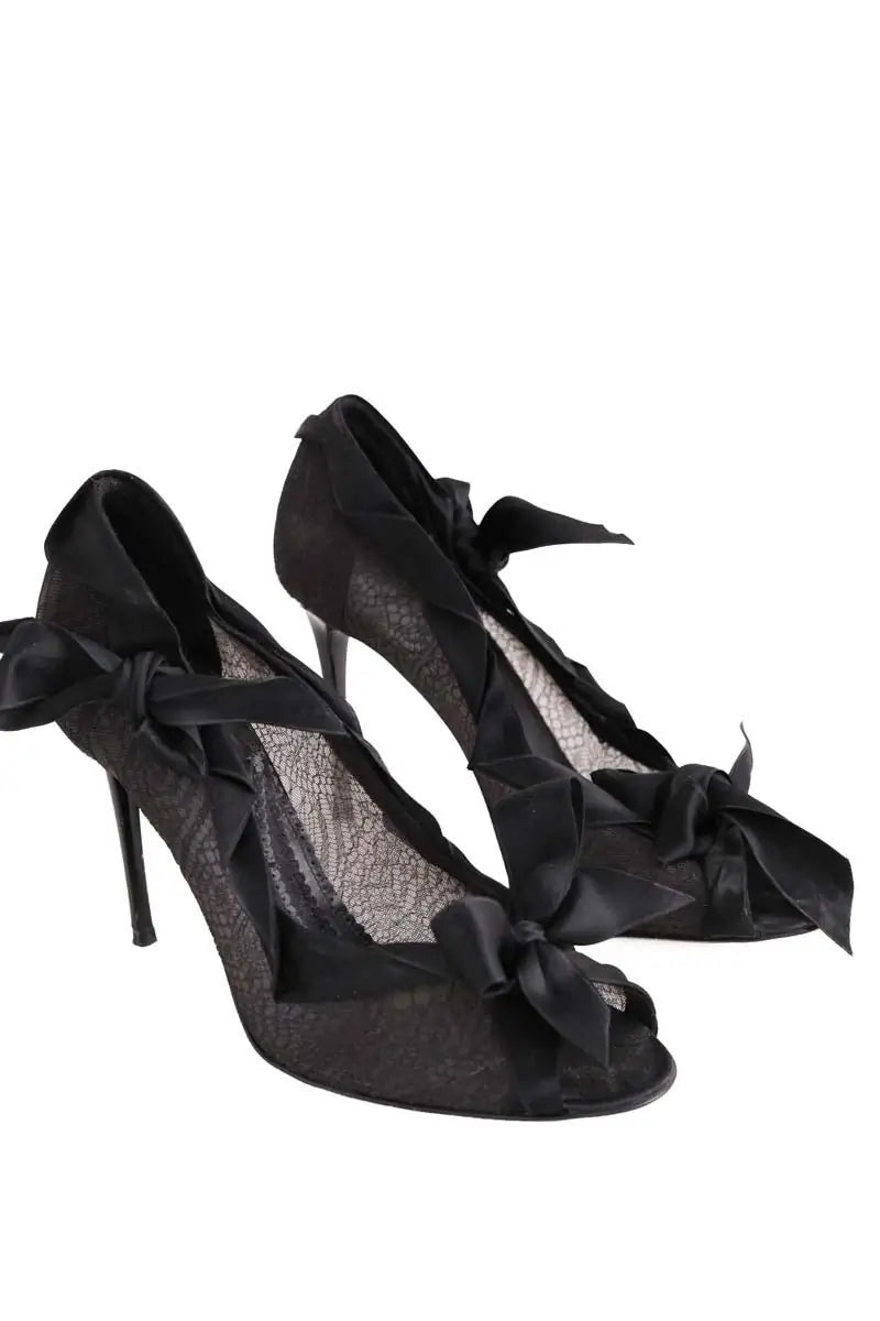 Talons Stella McCartney Noir en Tissu