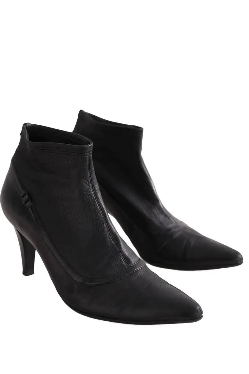 Boots Salvatore Ferragamo Noir en Cuir