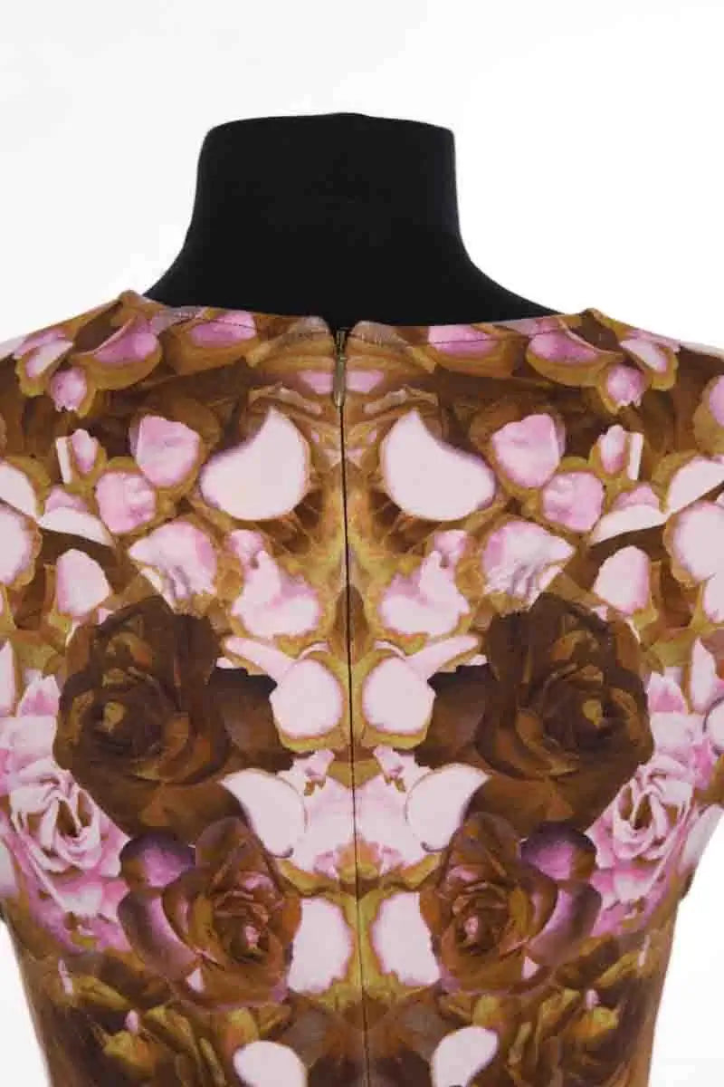Robe Alexander McQueen Rose en Synthétique