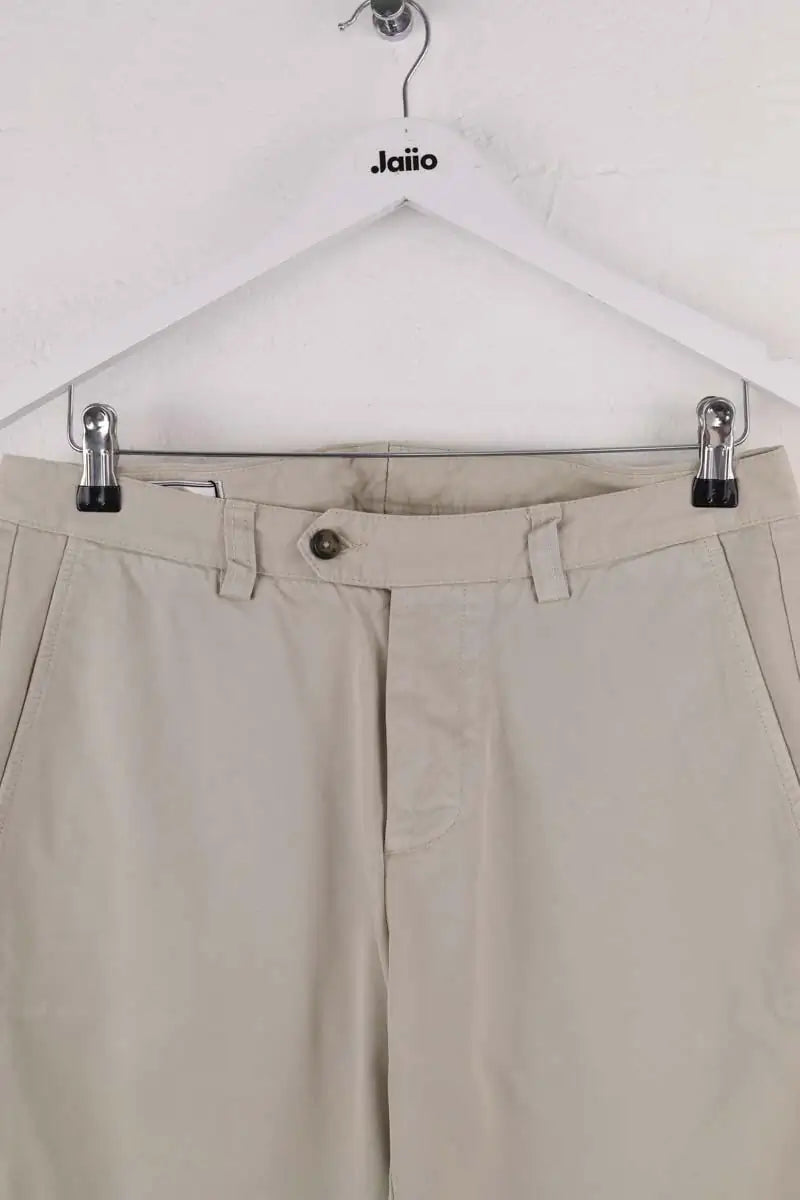 Pantalon droit Ami Beige en Coton