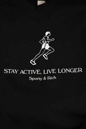 Sweatshirt Sporty & Rich  Noir