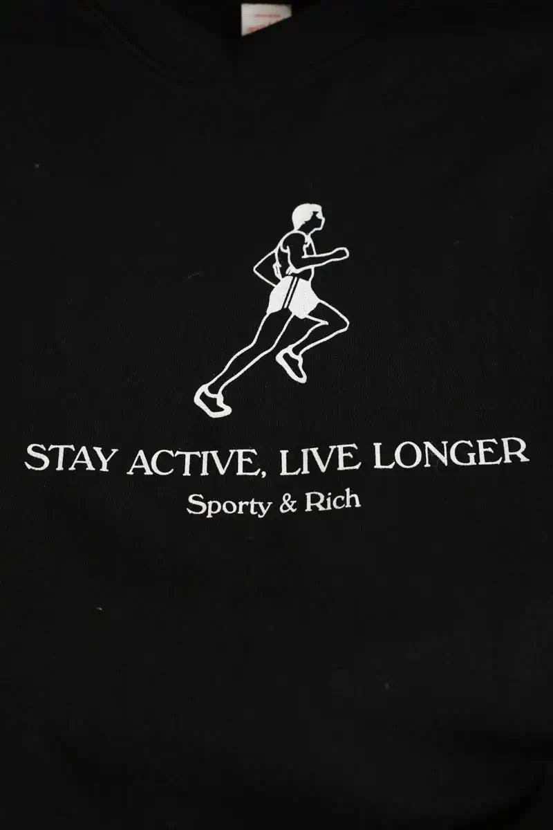 Sweatshirt Sporty & Rich  Noir