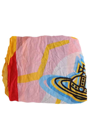 Carré Vivienne Westwood Multicolore en Coton - Seconde Main