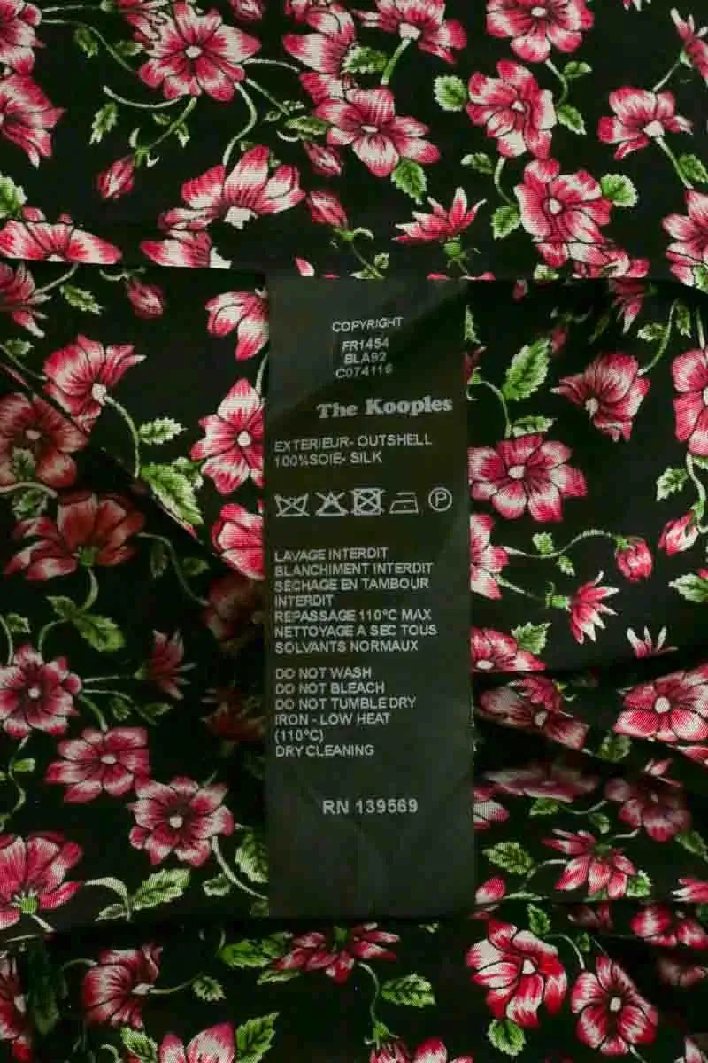 Robe The Kooples Rose en Soie