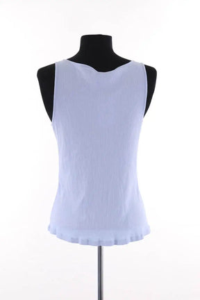 Top sans manche Sézane Bleu en Coton