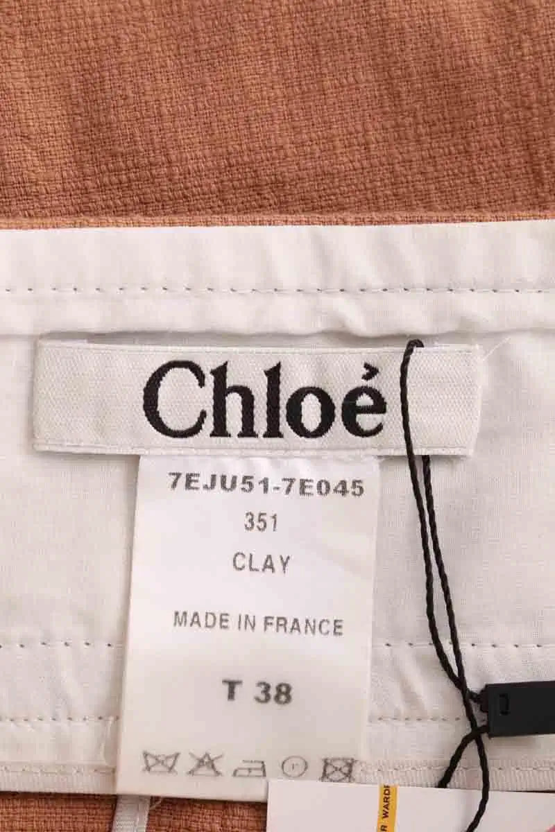Jupe Chloé Rose en Coton