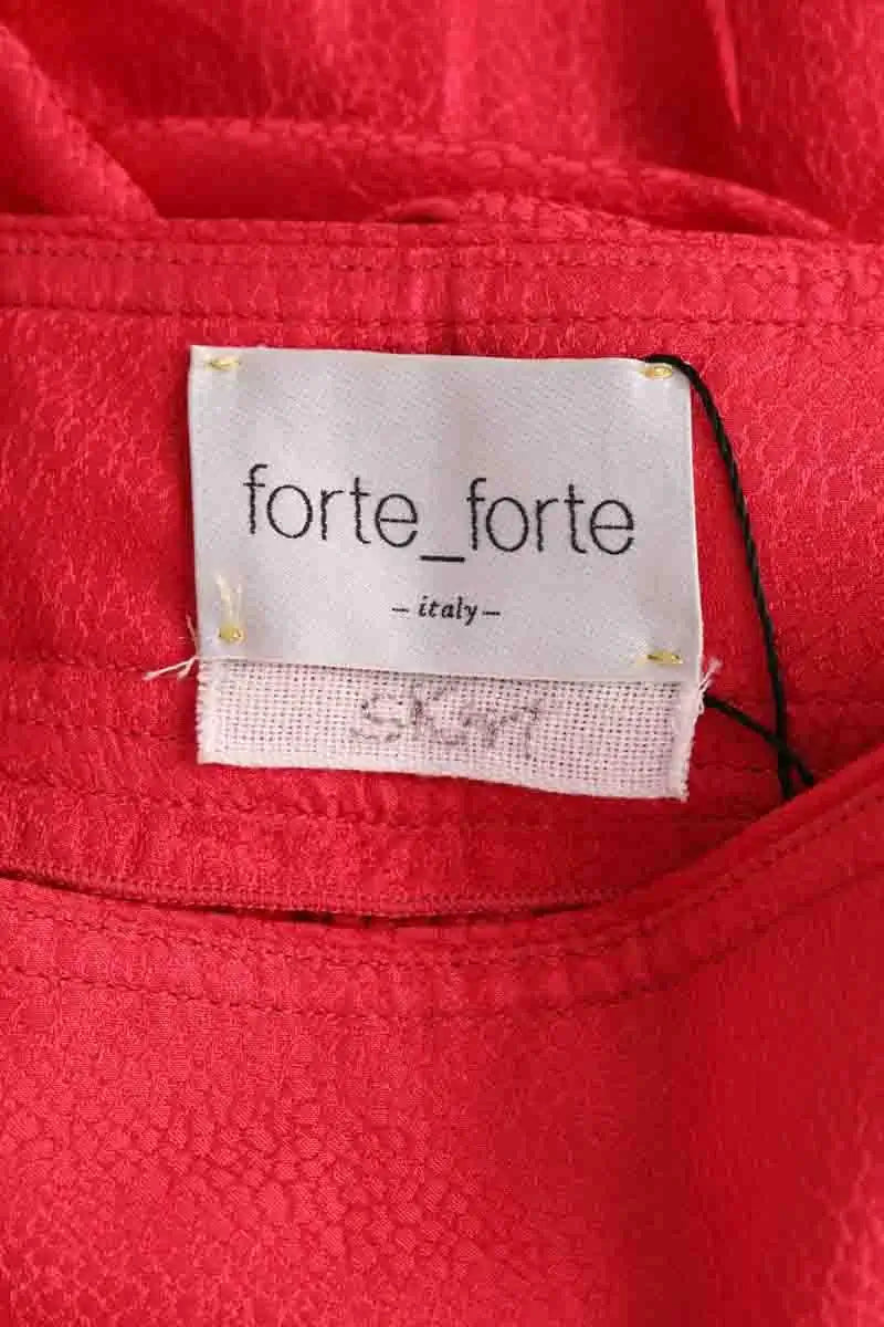 Jupe Forte_Forte Rose en Viscose