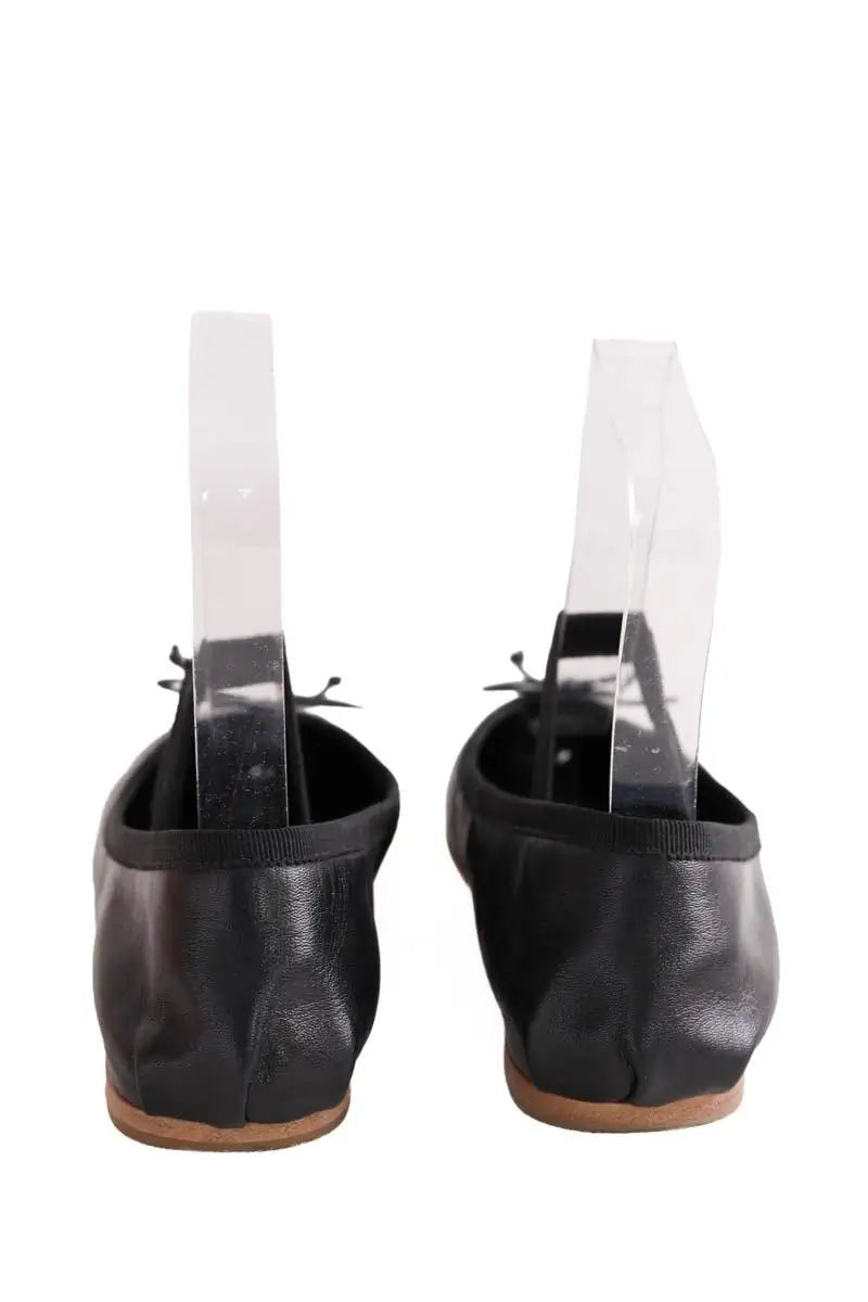 Ballerines Miu Miu Noir en Cuir