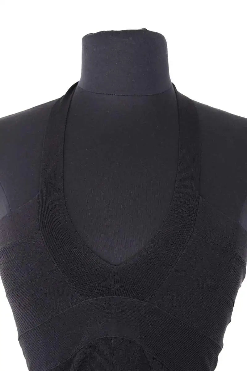 Robe Sandro Noir en Viscose