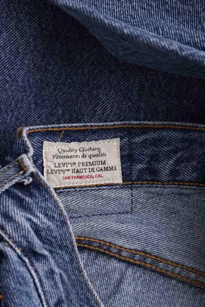 Jean droit Levi's Bleu en Coton