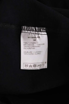 Pantalon Maje Noir en Viscose
