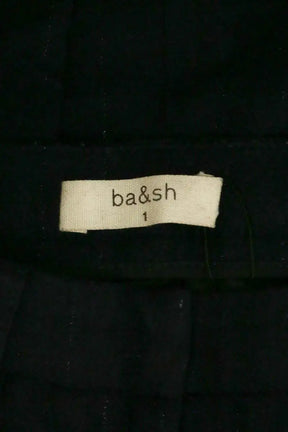 Pantalon droit Ba&Sh Bleu en Laine