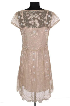 Robe Antik Batik Doré en Coton