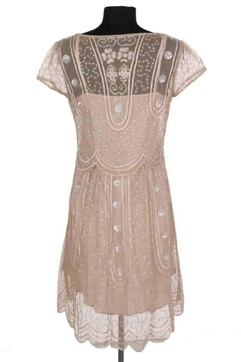 Robe Antik Batik Doré en Coton