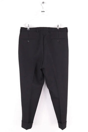 Pantalon droit Ami Noir en Synthétique