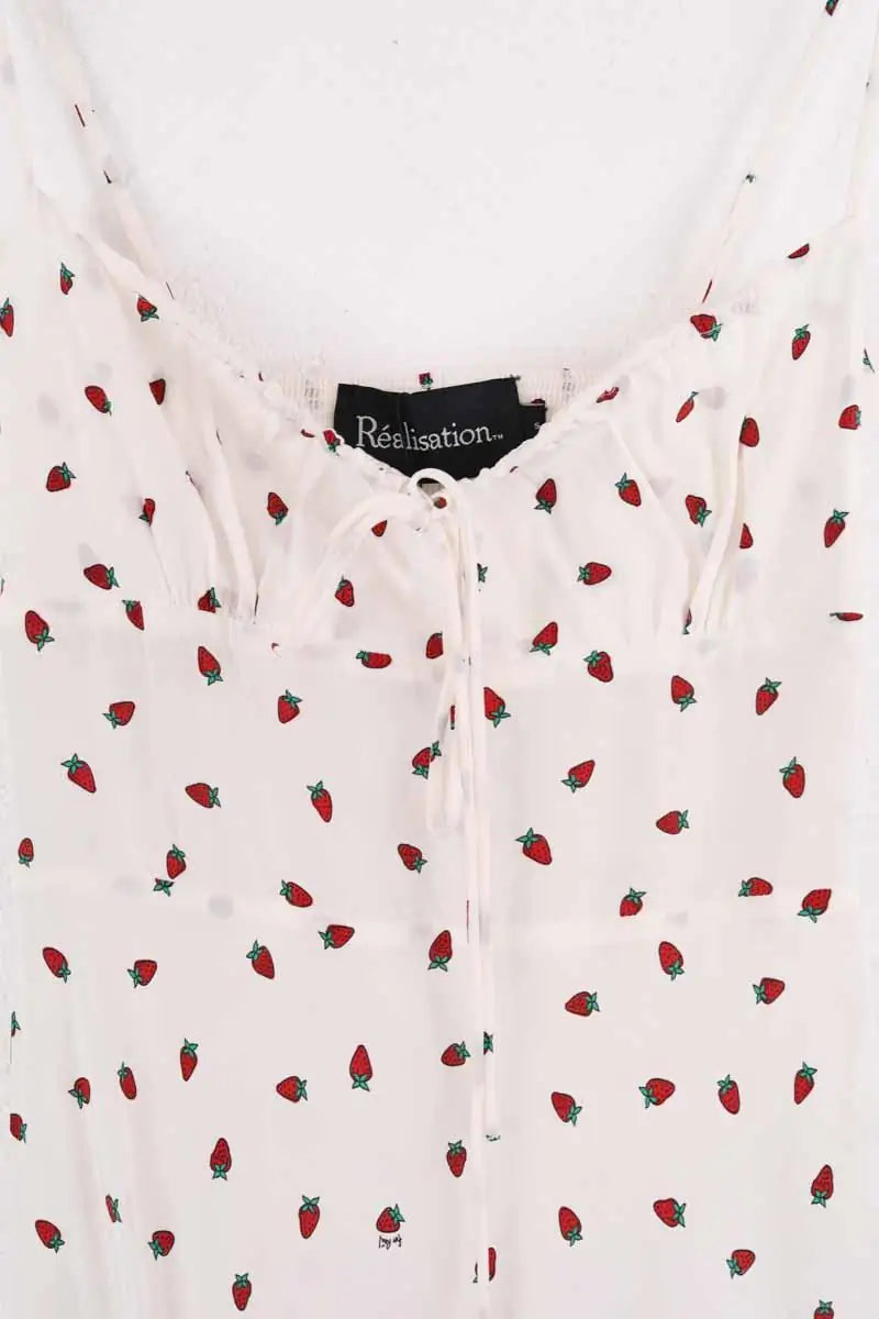Robe Réalisation Blanc en Soie