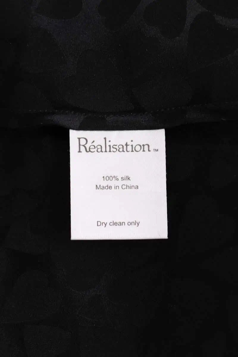 Jupe Réalisation Noir en Soie