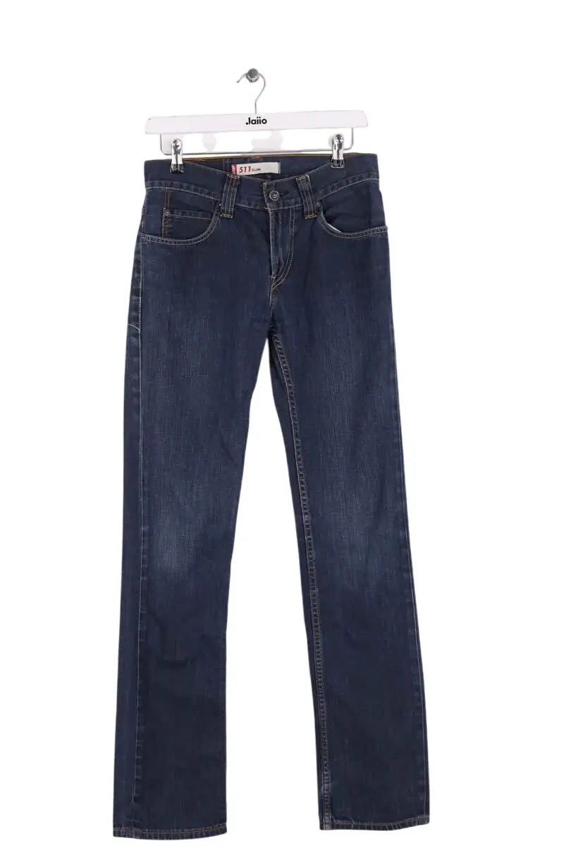Jean droit Levi's Bleu en Coton, taille M - Seconde Main