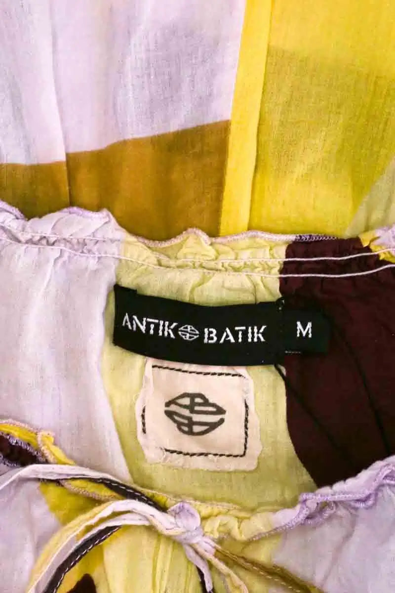 Combishort Antik Batik Multicolore en Coton