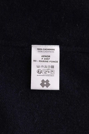 Pull Kujten Aenor Bleu en Cachemire