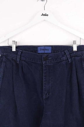 Jean droit Etudes Bleu en Coton