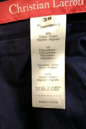 Jupe Christian Lacroix  Marine