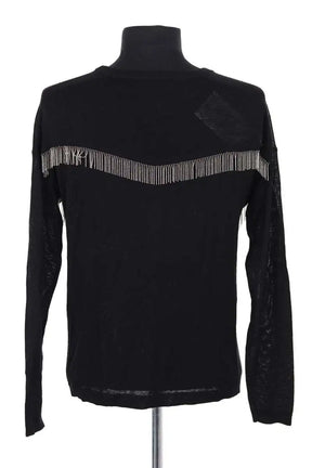 Pull Maje Noir en Laine