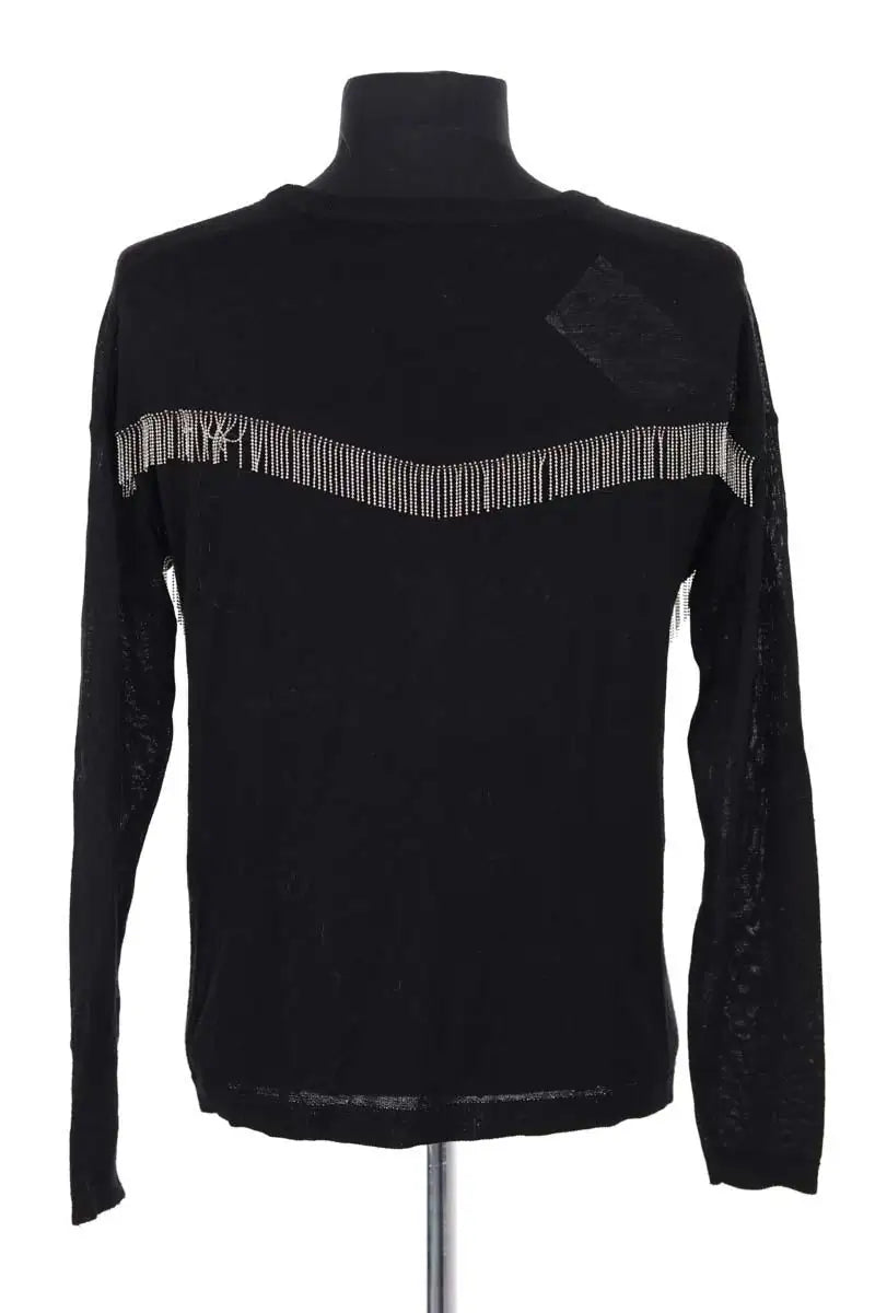 Pull Maje Noir en Laine