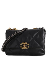 Sac à bandoulière Chanel Chanel 19 Noir en Cuir - Seconde Main