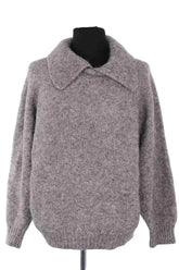 Pull Ba&Sh Gris en Coton, taille S - Seconde Main