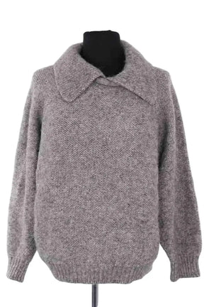 Pull Ba&Sh Gris en Coton, taille S - Seconde Main