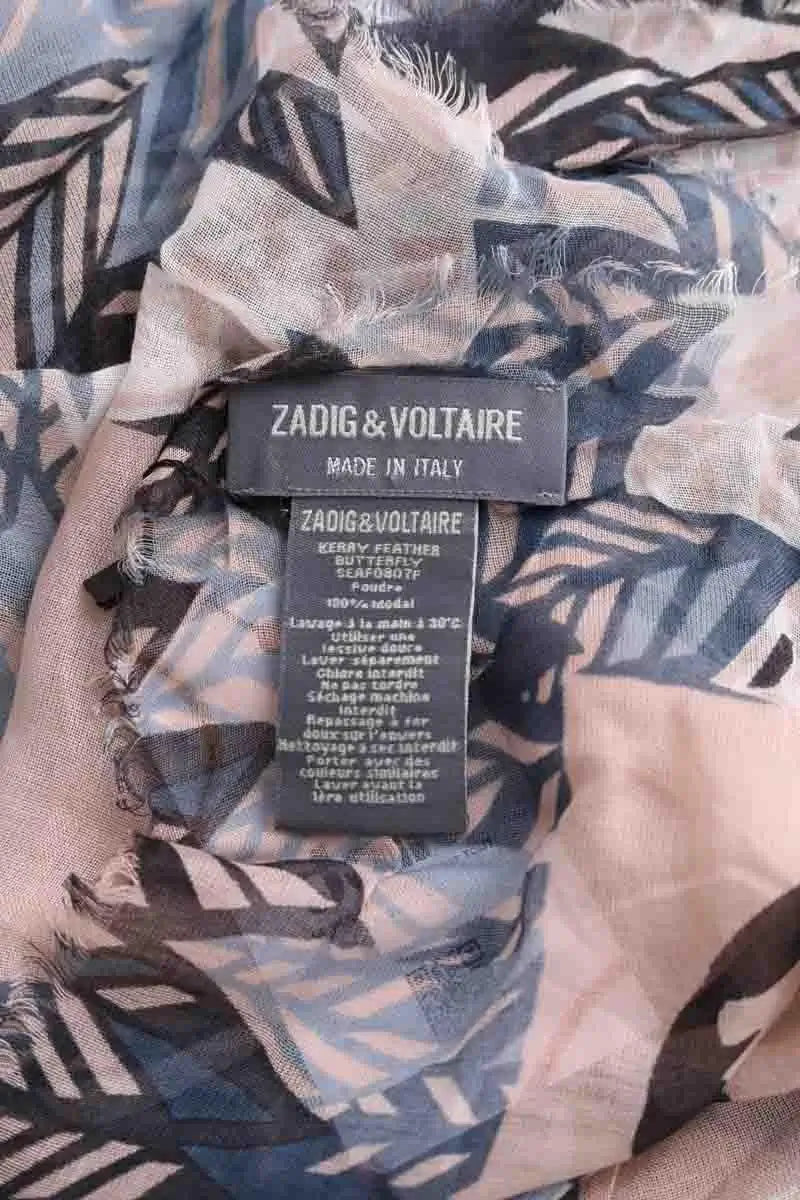 Écharpe Zadig & Voltaire Multicolore en Synthétique