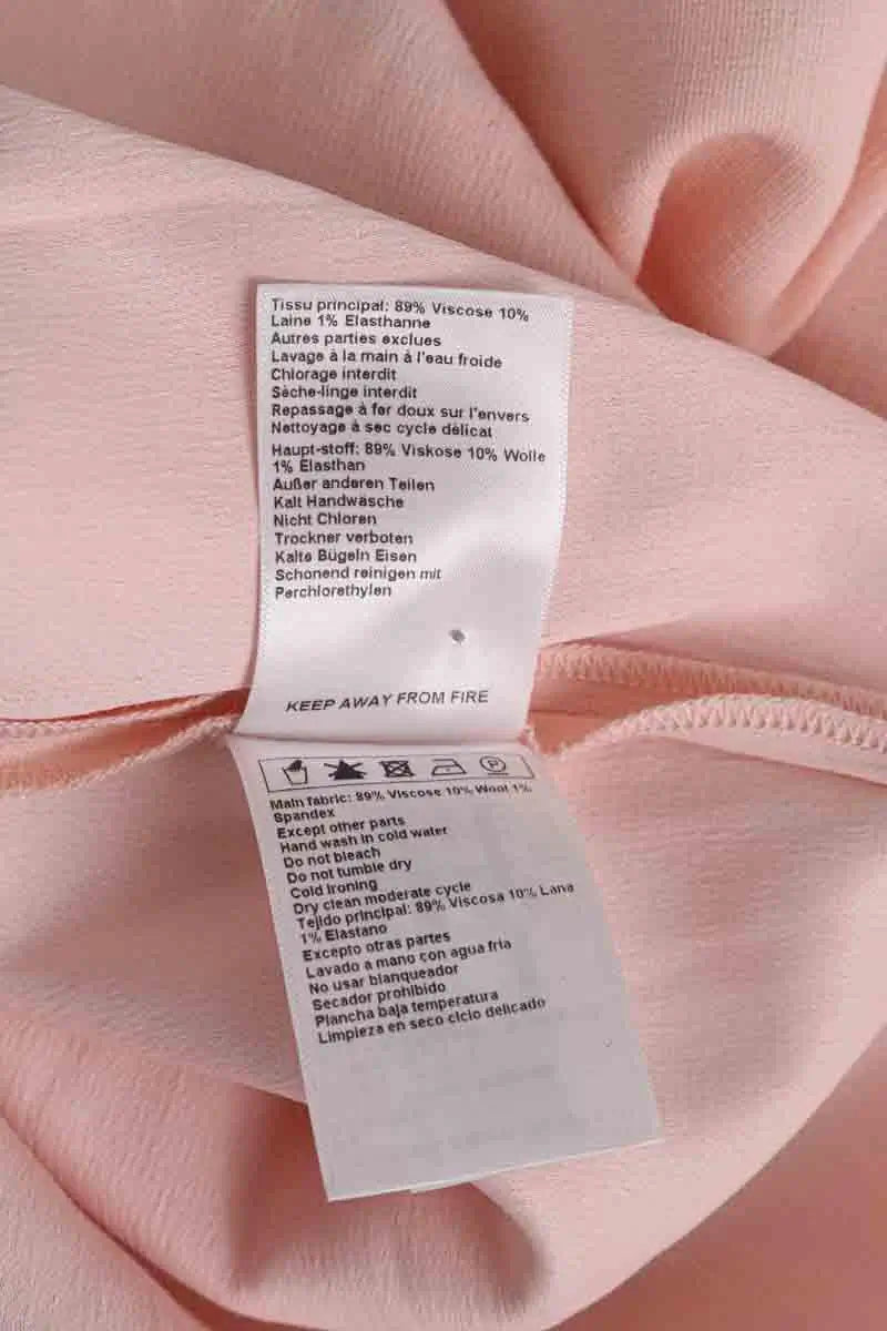 Robe sans manches Ba&Sh Rose en Viscose