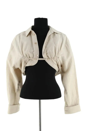 Top Jacquemus Beige en Coton, taille S - Seconde Main