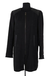 Veste Maje Noir en Coton, taille L - Seconde Main