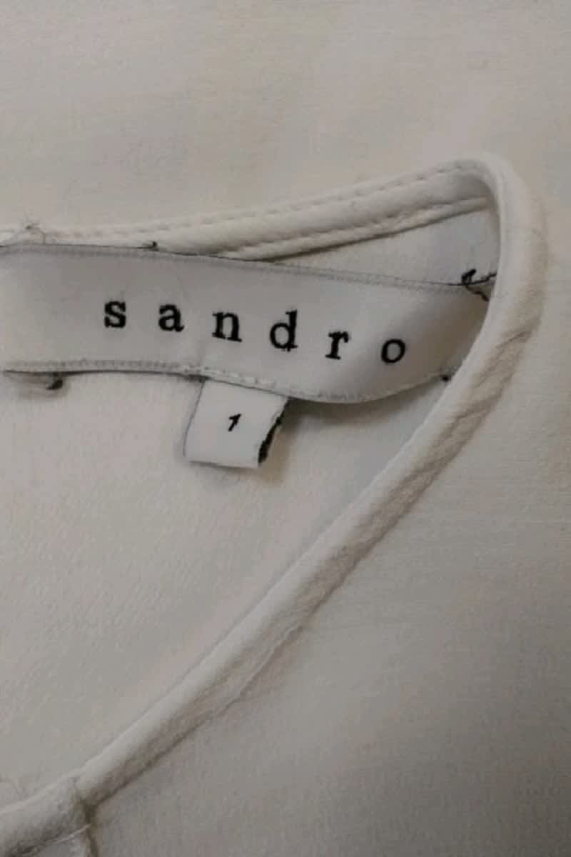 Top sans manche Sandro  Blanc