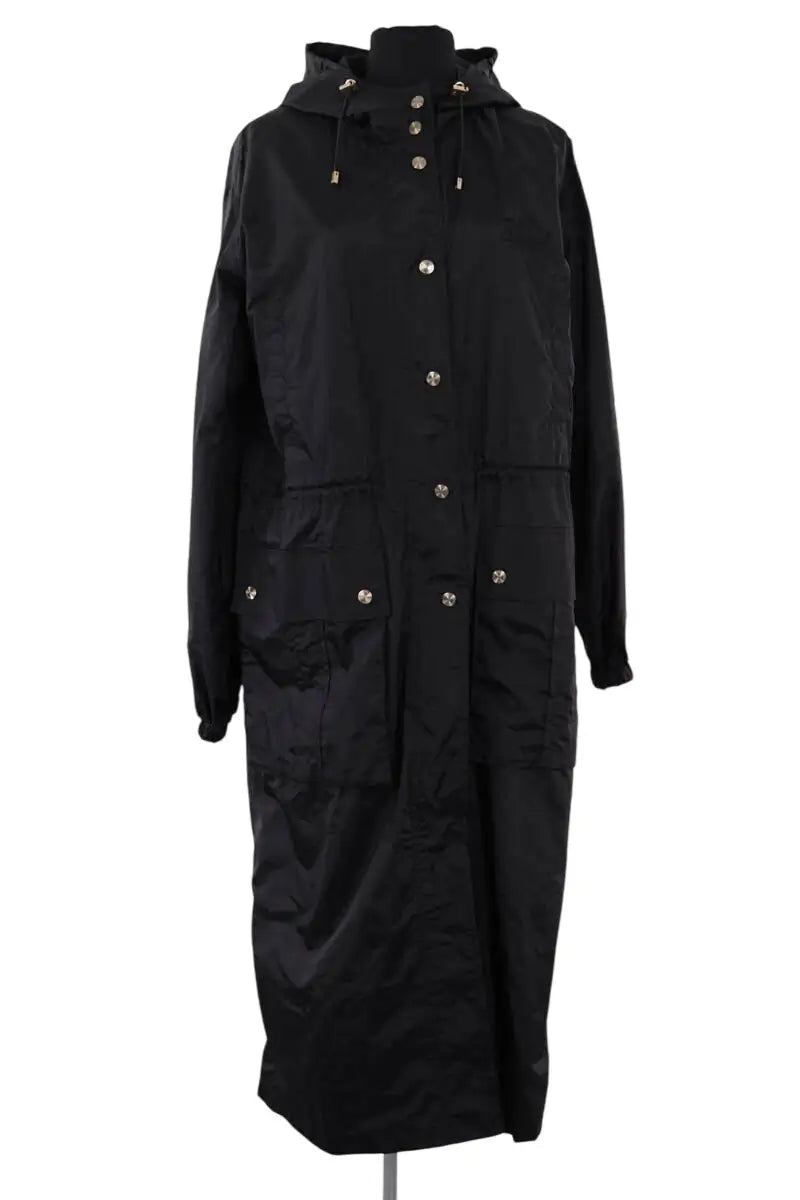 Manteau Sonia Rykiel Noir en Synthétique, taille L - Seconde Main