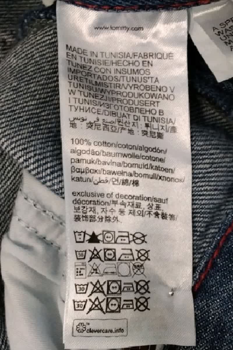 Jean droit Tommy Hilfiger  Bleu