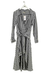 Robe Maje Noir en Viscose, taille S - Seconde Main