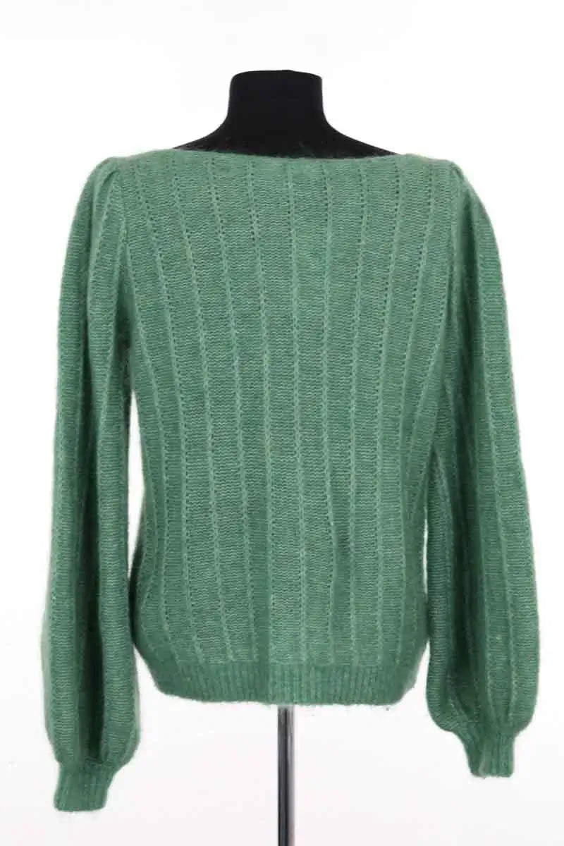 Pull Sézane Vert en Laine