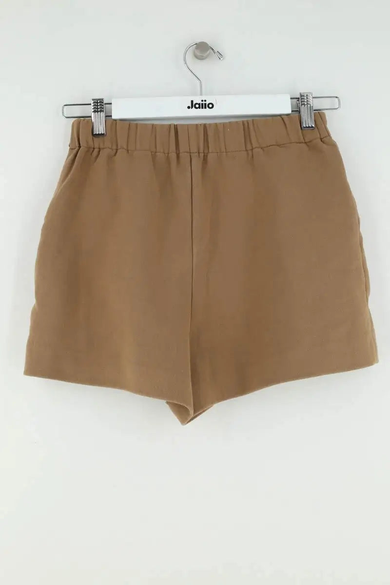 Mini short Maje Camel en Coton