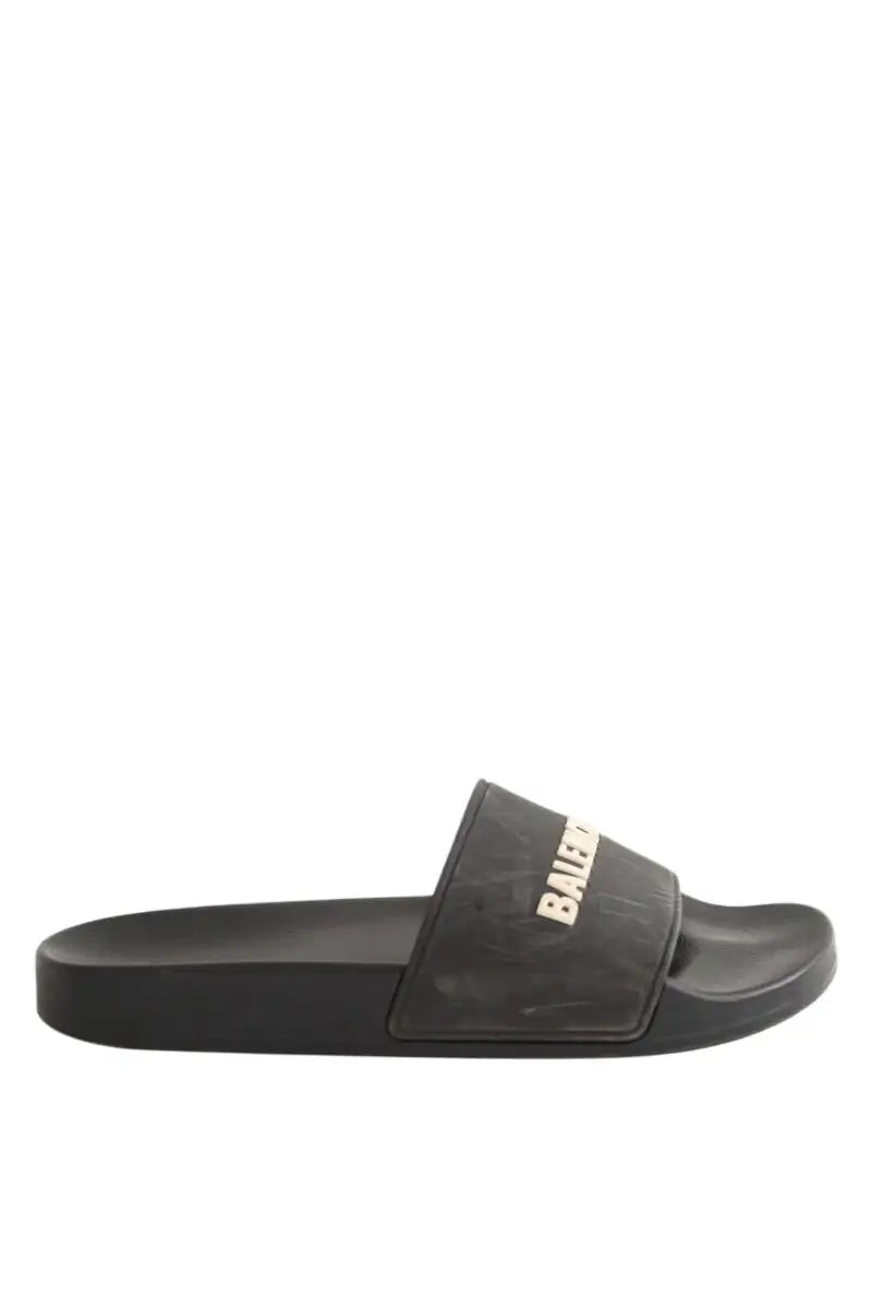Sandales Balenciaga Noir en Caoutchouc, taille 39 - Seconde Main